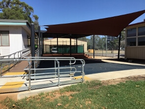 Oxley Primary sun shade Gardiner